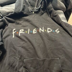 H&M Black Hoodie with Warner Bros Logo